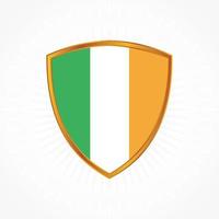 Irland Flagge Vektor-Design vektor