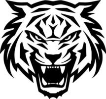 Tiger - - minimalistisch und eben Logo - - Vektor Illustration