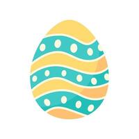Ostern Eier dekoriert mit bunt Muster zum ein Ostern Ei Suche Aktivität mit das Kinder. vektor