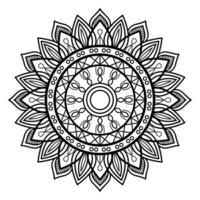 dekorativ Luxus Zier Mandala Hintergrund Design und Mandala Vektor Illustration