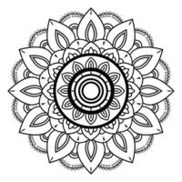 dekorativ Luxus Zier Mandala Hintergrund Design und Mandala Vektor Illustration