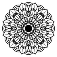 dekorativ Luxus Zier Mandala Hintergrund Design und Mandala Vektor Illustration