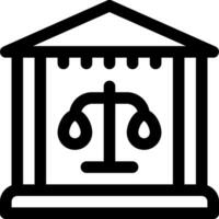 diese Symbol oder Logo Anwaltschaft oder andere wo es erklärt das Angelegenheiten bezüglich zu Gesetz und ihr Auflösung oder andere vektor