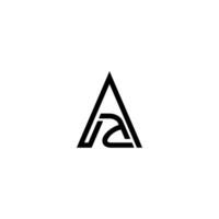 ein Dreieck mit das Briefe s und ein schwarz Dreieck vektor