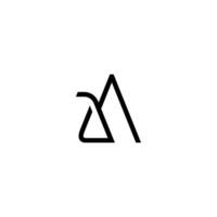 en triangel med de brev s och en svart triangel vektor