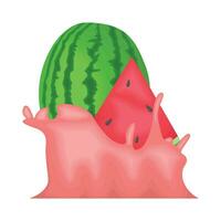 Illustration von Wassermelone vektor