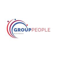 Gruppe Menschen Symbol Logo-Design-Vorlage vektor