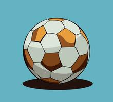 redigerbar fotboll vektor illustration