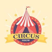 Zirkus-Show-Zelt vektor