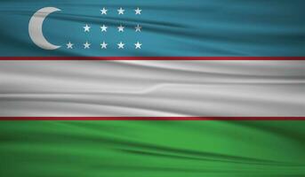 illustration av uzbekistan flagga och redigerbar vektor uzbekistan Land flagga