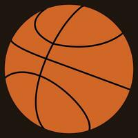 Basketball Ball wie ein Element zum Sport Illustration vektor