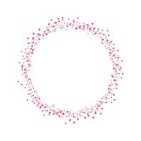 vektor rosa glitter cirkel abstrakt bakgrund