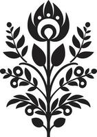 üblich blühen dekorativ ethnisch Blumen- Vektor Stammes- Handwerkskunst ethnisch Blumen- Logo Symbol