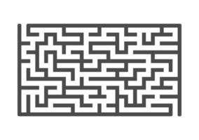 abstraktes Labyrinth. Spiel für Kinder. Puzzle für Kinder. Labyrinth Rätsel. Vektor-Illustration. vektor