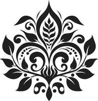tradition blomma etnisk blommig ikon symbol förfäder artisteri dekorativ etnisk blommig vektor