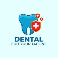 stark dental hälsa logotyp design vektor