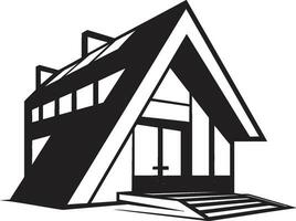 minimalistisch Leben Symbol Haus Design Vektor Emblem simpel Wohnung Kennzeichen minimal Haus Vektor Logo