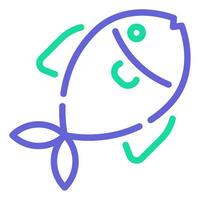 fisk ikon illustration för webb, app, infografik, etc vektor