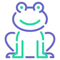 Frosch Symbol Illustration zum Netz, Anwendung, Infografik, usw vektor