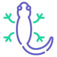 Gecko Symbol Illustration zum Netz, Anwendung, Infografik, usw vektor