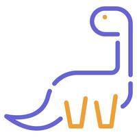 Dinosaurier Symbol Illustration zum Netz, Anwendung, Infografik, usw vektor