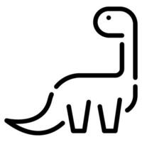 dinosaurie ikon illustration för webb, app, infografik, etc vektor