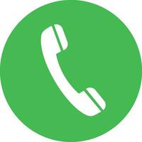 telefon ring upp ikon svar, acceptera ring upp ikon med grön knapp , Kontakt oss telefon tecken. ja knapp. inkommande ring upp ikon vektor