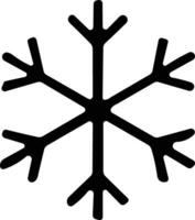 Schneeflocken dünn Linie Symbol. einfach Schneeflocke, zum Bericht, Präsentation, Diagramm, Netz Design. Eis Symbol vektor