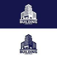 Gebäude Symbol. enthält Haus, Büro, Bank, Schule, Hotel, Geschäft, Universität und Krankenhaus Symbole. solide Symbol Sammlung. Vektor Illustration.