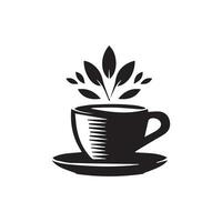 heiß Kaffee Tasse Vektor Symbol Illustration. kostenlos Vektor