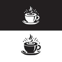 heiß Kaffee Tasse Vektor Symbol Illustration. kostenlos Vektor