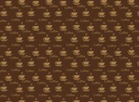 Kaffee Kapuziner Muster, heiß Getränke, Vektor Hintergrund