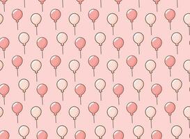 Muster Luftballons, Geburtstag Luftballons, Parteien, Ballon thematisch Hintergrund vektor