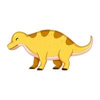 Kind Dinosaurier Charakter Karikatur Vektor Illustration