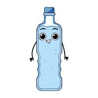 recyceln Wasser Öko Charakter Karikatur Vektor Illustration