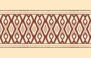 ethnisch abstrakt Ikat Kunst. aztekisch Ornament drucken. geometrisch ethnisch Muster nahtlos Farbe orientalisch. Design zum Hintergrund ,Vorhang, Teppich, Hintergrund, Kleidung, Verpackung, Batik, Vektor Illustration.