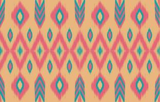 ethnisch abstrakt Ikat Kunst. aztekisch Ornament drucken. geometrisch ethnisch Muster nahtlos Farbe orientalisch. Design zum Hintergrund ,Vorhang, Teppich, Hintergrund, Kleidung, Verpackung, Batik, Vektor Illustration.