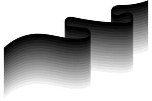 band flagga använder sig av 3d effekt vektor illustration