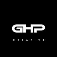 ghp Brief Initiale Logo Design Vorlage Vektor Illustration