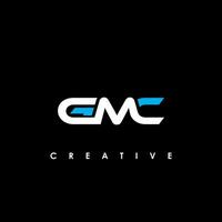 gmc Brief Initiale Logo Design Vorlage Vektor Illustration