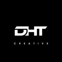 dht Brief Initiale Logo Design Vorlage Vektor Illustration