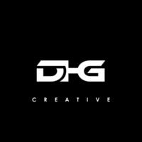 dhg Brief Initiale Logo Design Vorlage Vektor Illustration