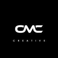 omc Brief Initiale Logo Design Vorlage Vektor Illustration