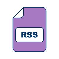 RSS-Vektor-Symbol vektor