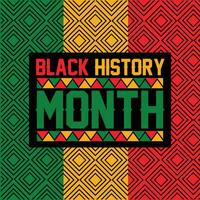 schwarz Geschichte Monat, schwarz Geschichte Tag vektor