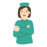 nationell sjuksköterskor dag illustration design vektor
