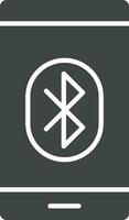 Bluetooth Konnektivität Symbol Vektor Bild. geeignet zum Handy, Mobiltelefon Apps, Netz Apps und drucken Medien.