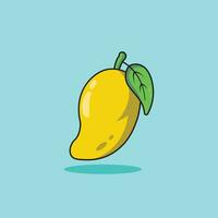 gul mango vektor illustration