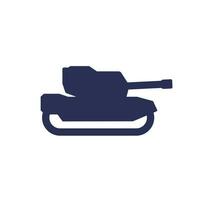Militär- Panzer Symbol, Vektor Piktogramm