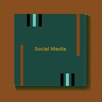 Digital Geschäft Marketing Sozial Medien Post Vorlage und Banner kostenlos Vektor. vektor
